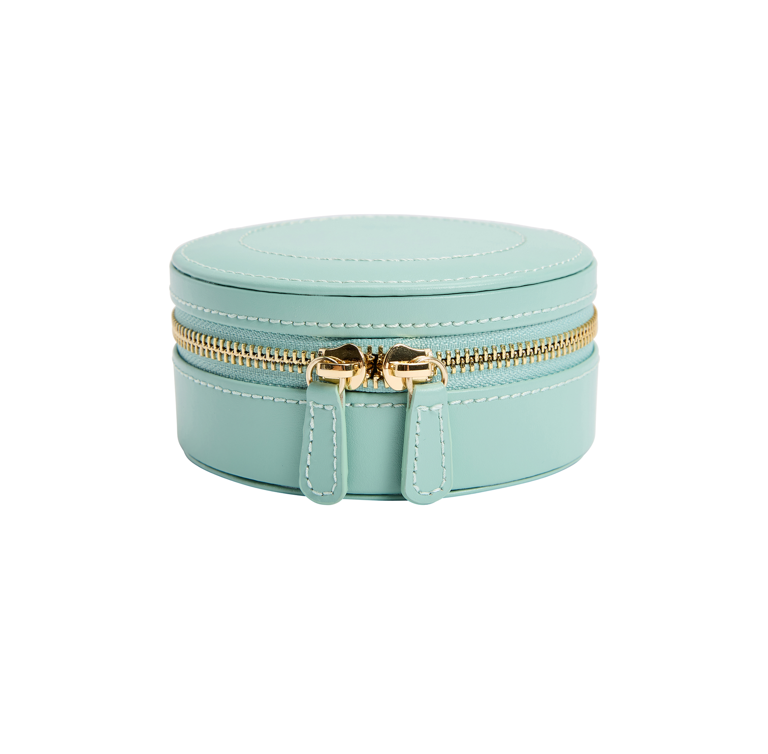 WOLF Sophia Round Zip Case in Jade